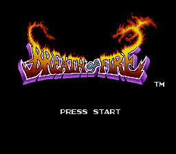 Breath of Fire Title Screen